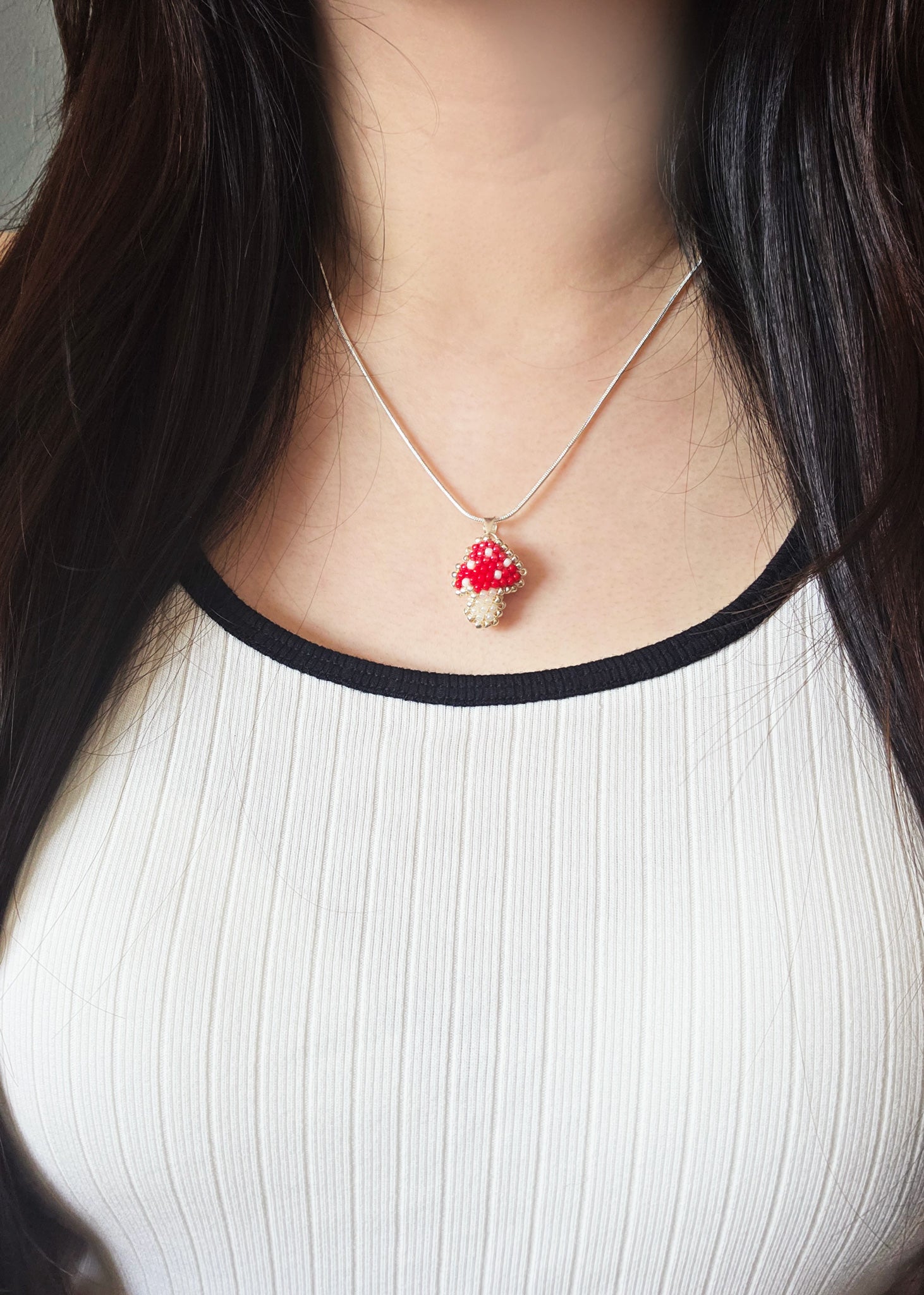 Mushroom Necklace Model