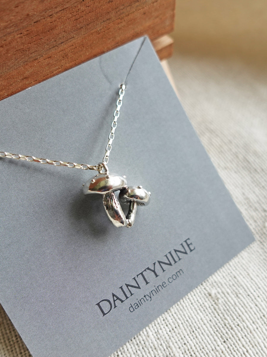 Mushroom Pair Necklace I 2