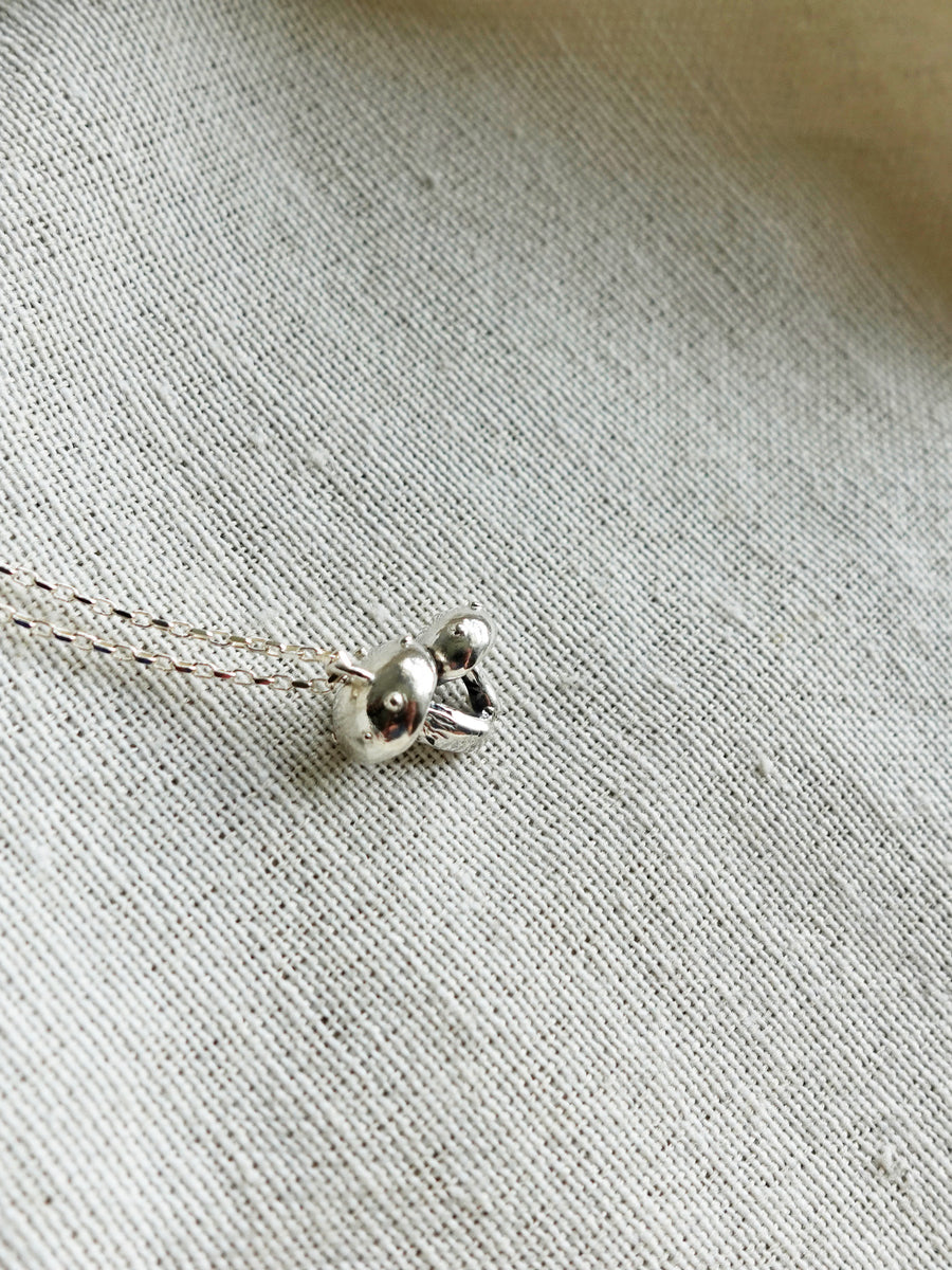 Mushroom Pair Necklace I Top