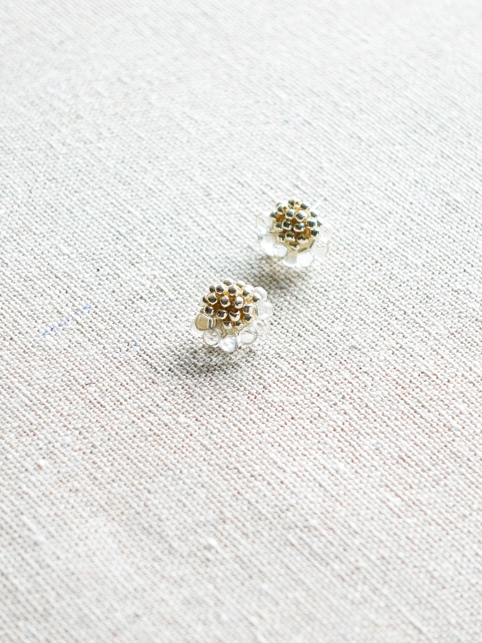Ophira Stud Earrings in Gold Front