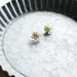 Ophira Stud Earrings in Gold Tray Front