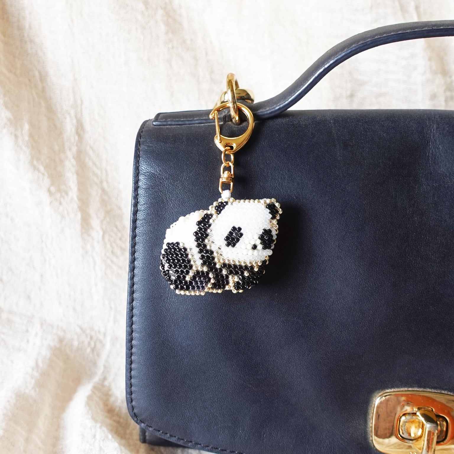Panda Loaf Charm Bag Front