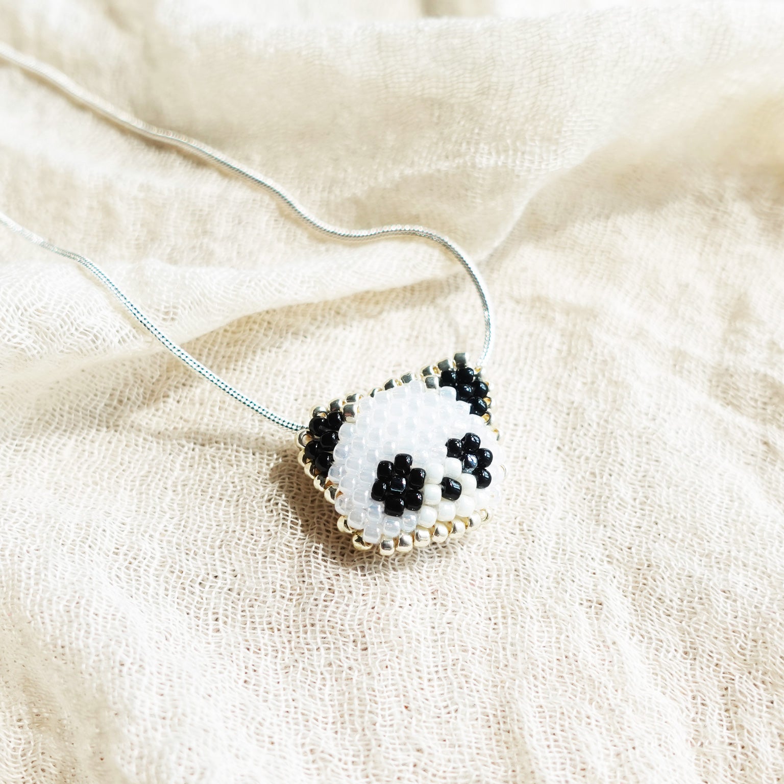 Panda Necklace Left