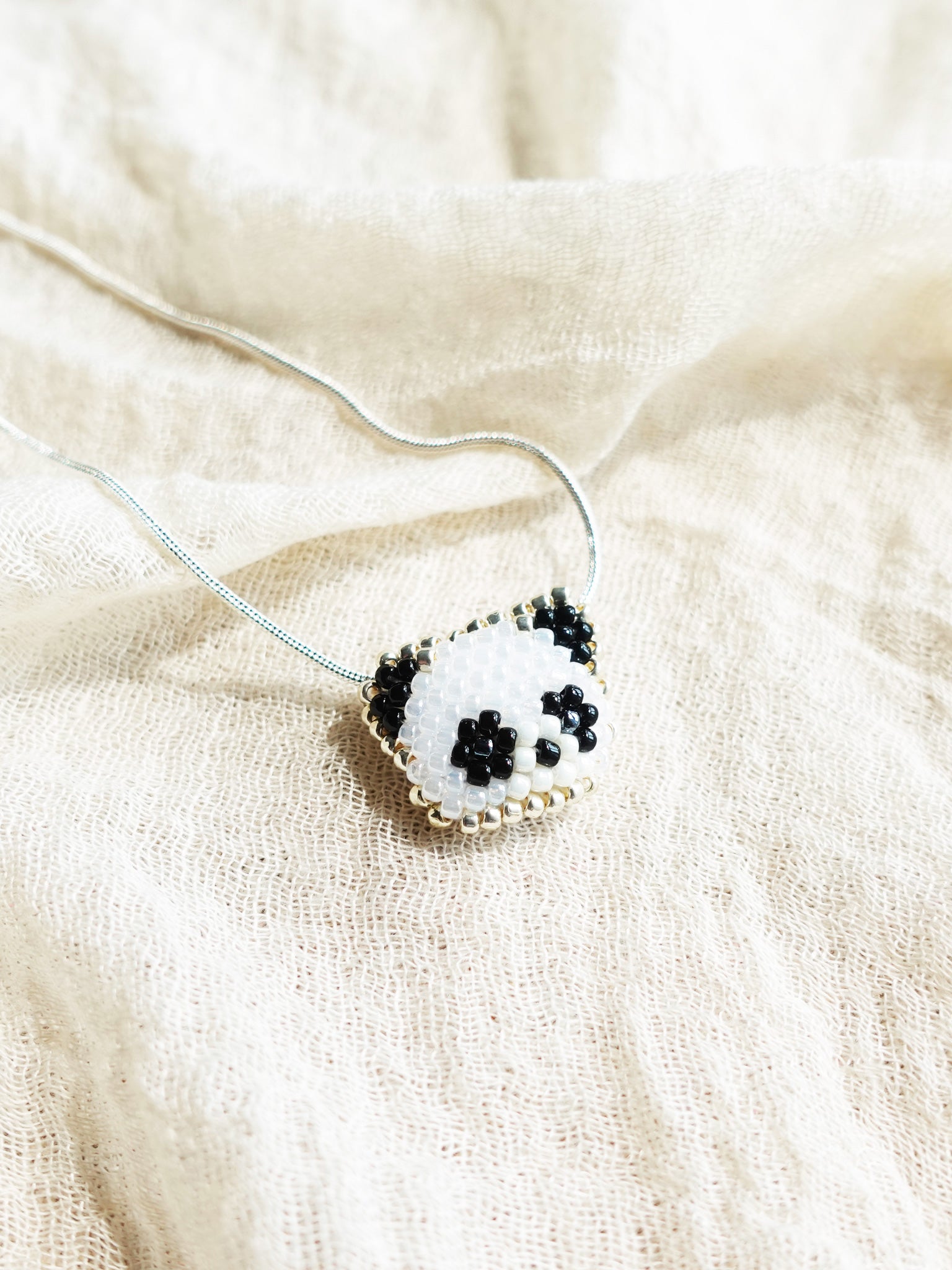 Panda Necklace Left