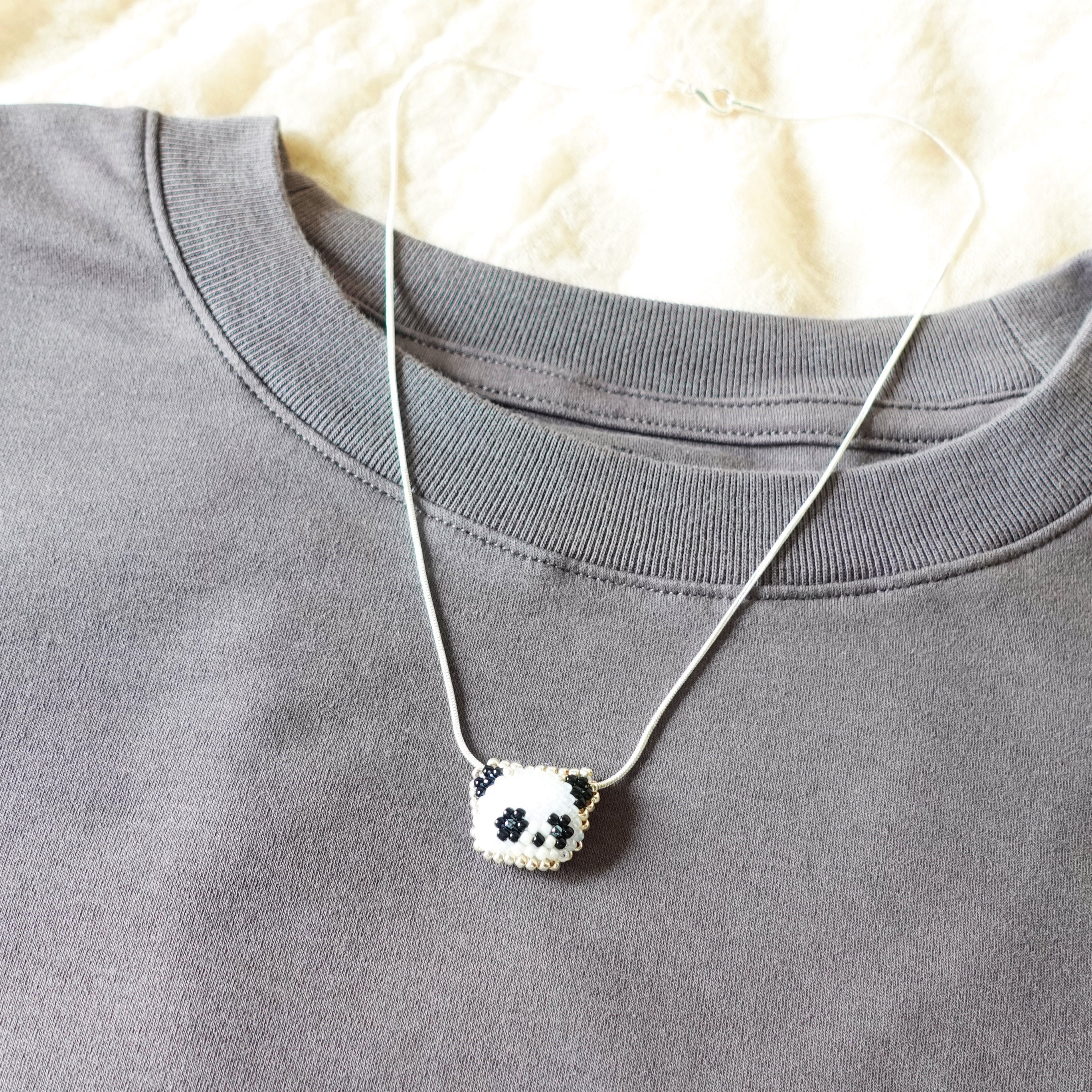 Panda Necklace Shirt Right