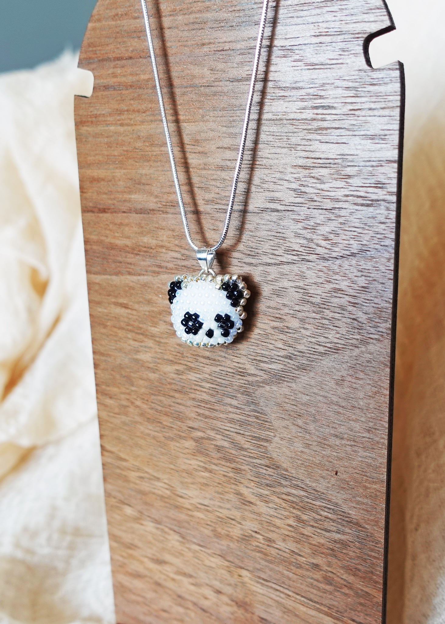 Panda Pendant Necklace Display