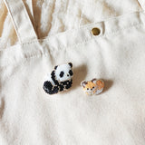 Panda Small Fox Loaf Brooch Pin Bag