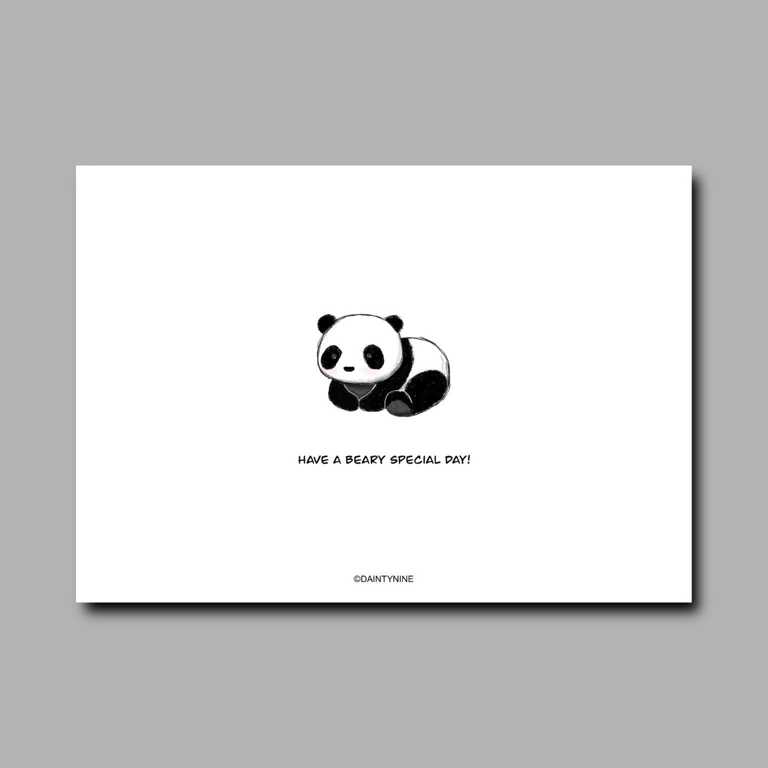 Panda Special Day Card