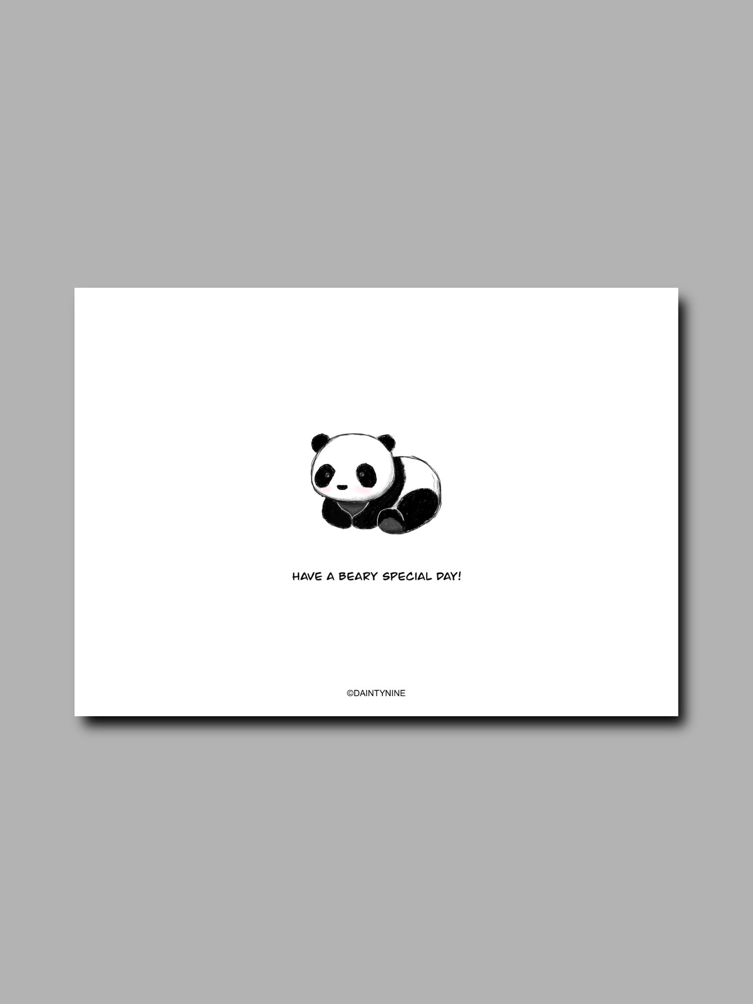Panda Special Day Card