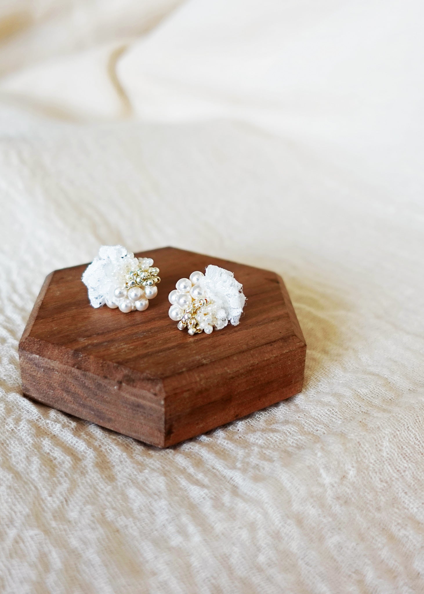 Pearl Meadow Earrings Front