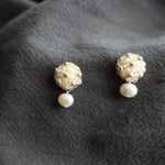 Phoebe Star Dust Earrings in Blush Pink Front