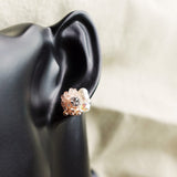 Polaris Stud Earrings in Pink Bust