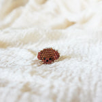 Poodle Ring in Brown Front