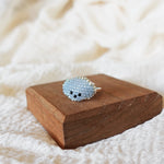 Poodle Ring in Grey Display Ring