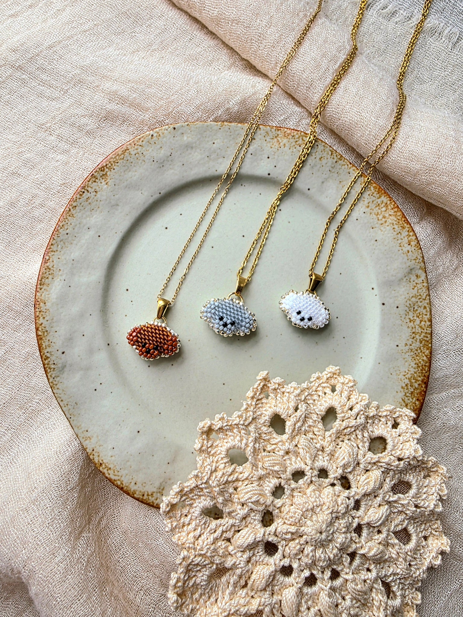 Poodle necklaces group