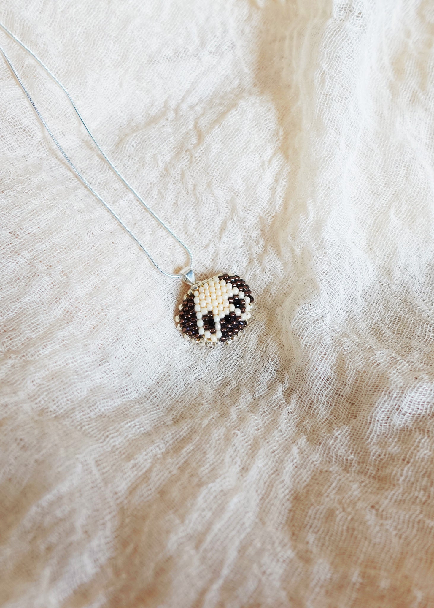 Pug Necklace Left