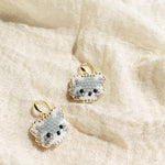 Raccoon Drop Earrings Right