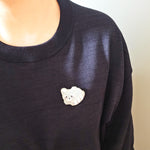 Raccoon Loaf Brooch Pin Model
