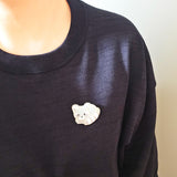 Raccoon Loaf Brooch Pin Model