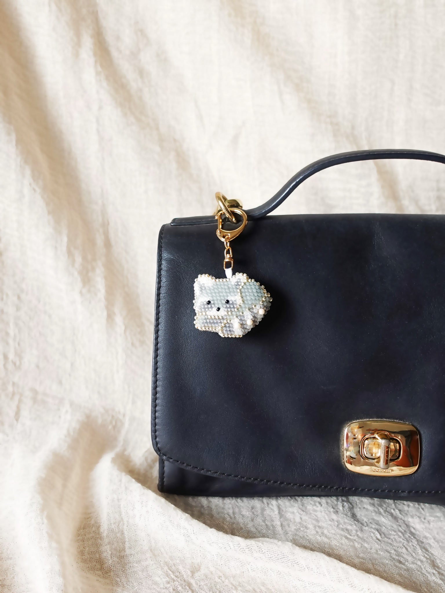 Raccoon Loaf Charm Bag