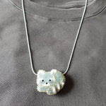 Raccoon Loaf Necklace Front