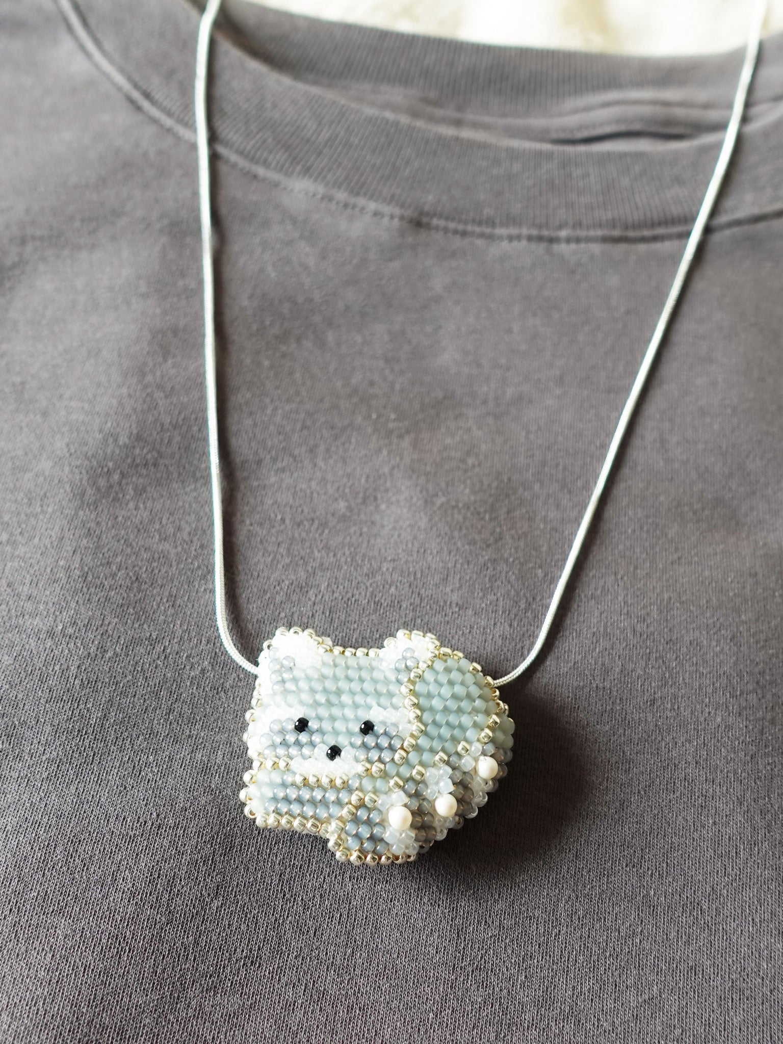 Raccoon Loaf Necklace Shirt Right