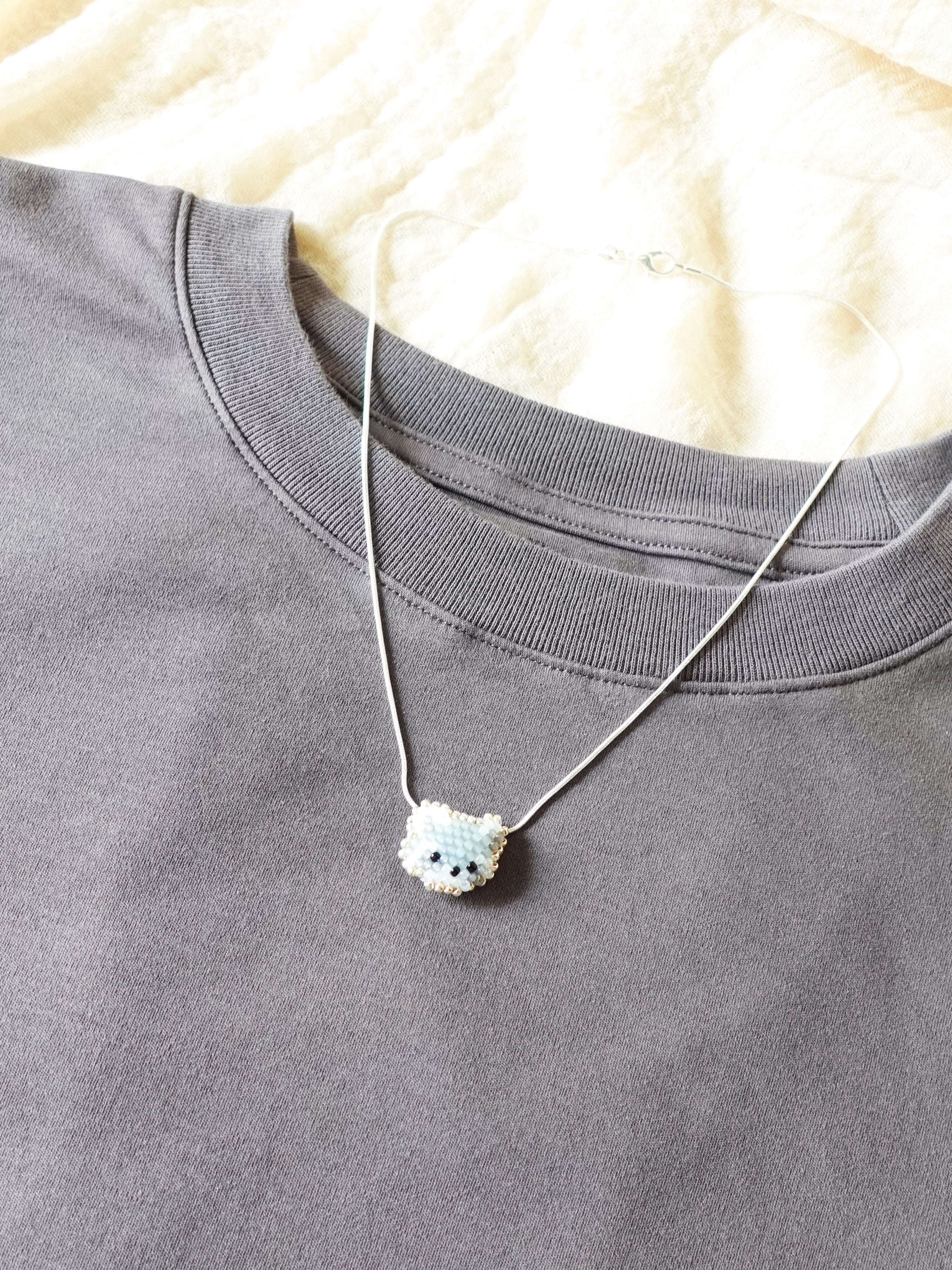 Raccoon Necklace Shirt Right
