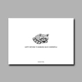 Raccoon Birthday Card