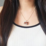 Red Panda Pendant Necklace Model