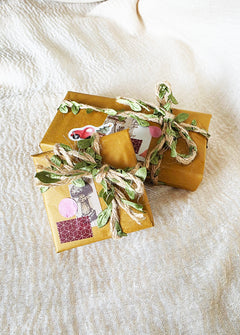 Rustic Noel Christmas Gift Wrapping Service Group Front