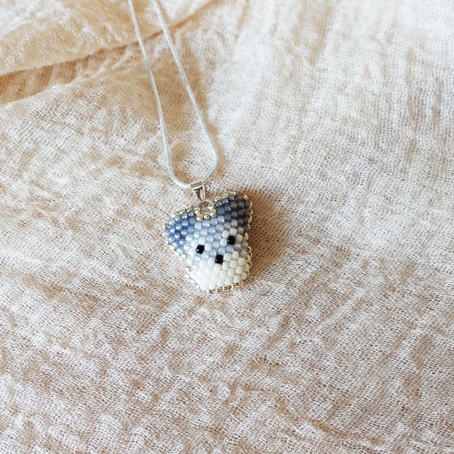 Schnauzer Necklace Left