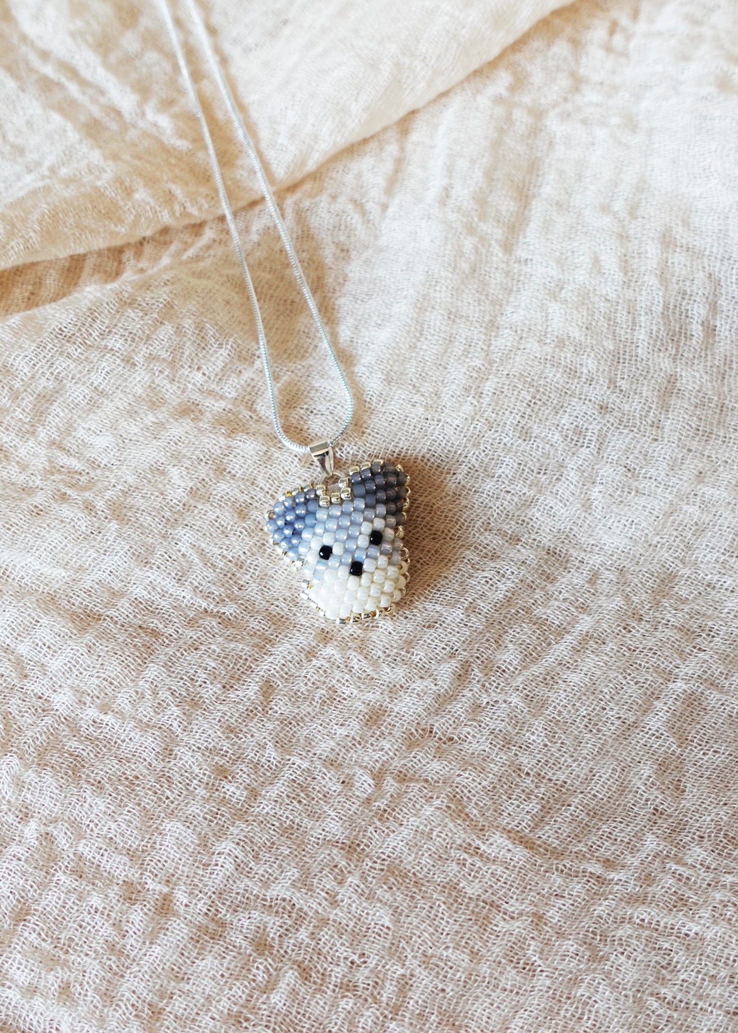 Schnauzer Necklace Left