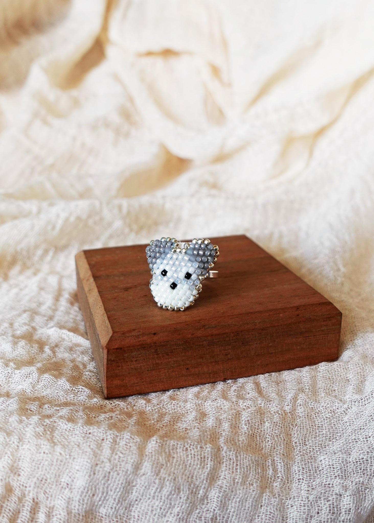 Schnauzer Ring Display Front