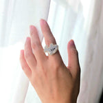 Shark ring on model