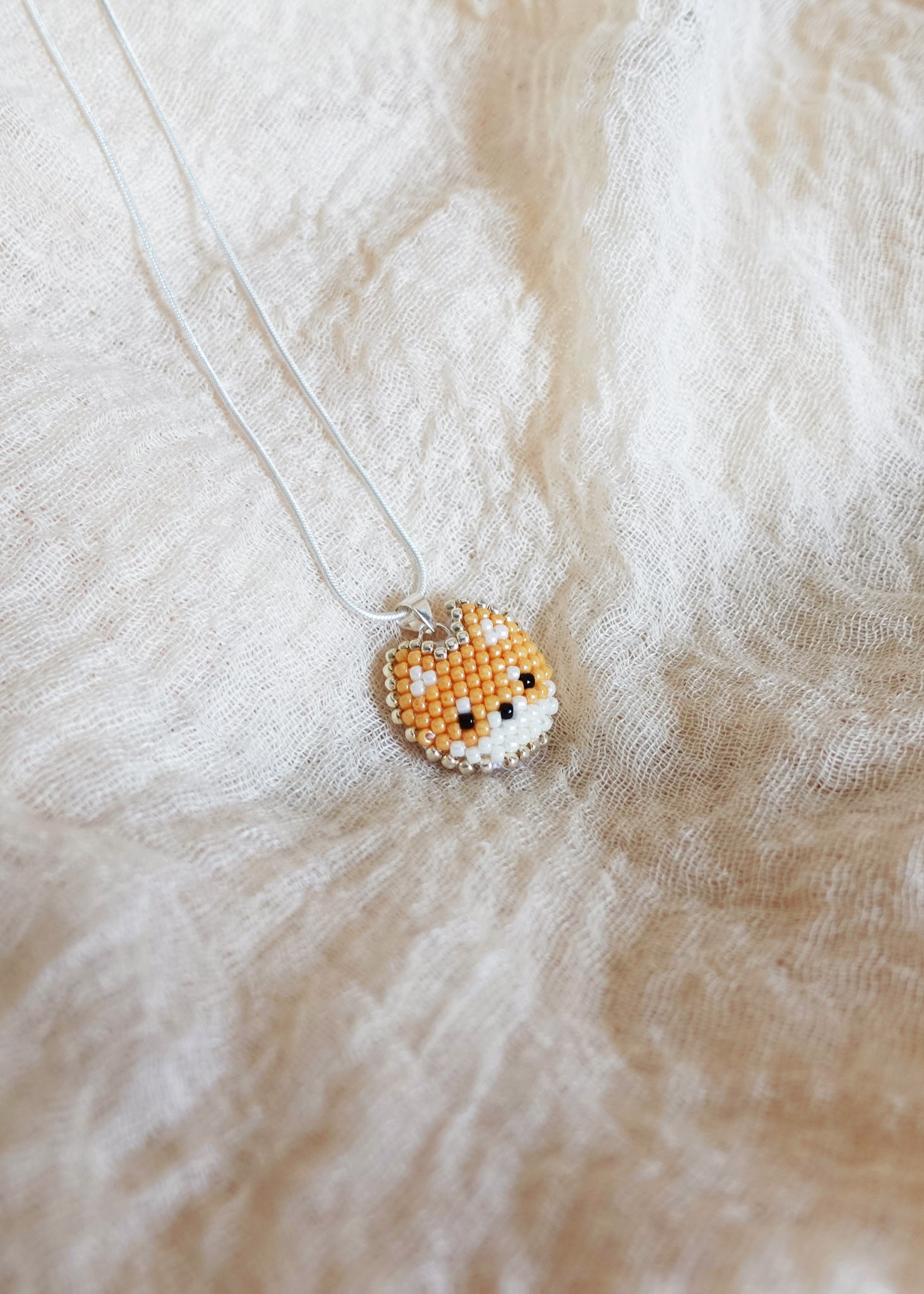Shiba Inu Necklace Left
