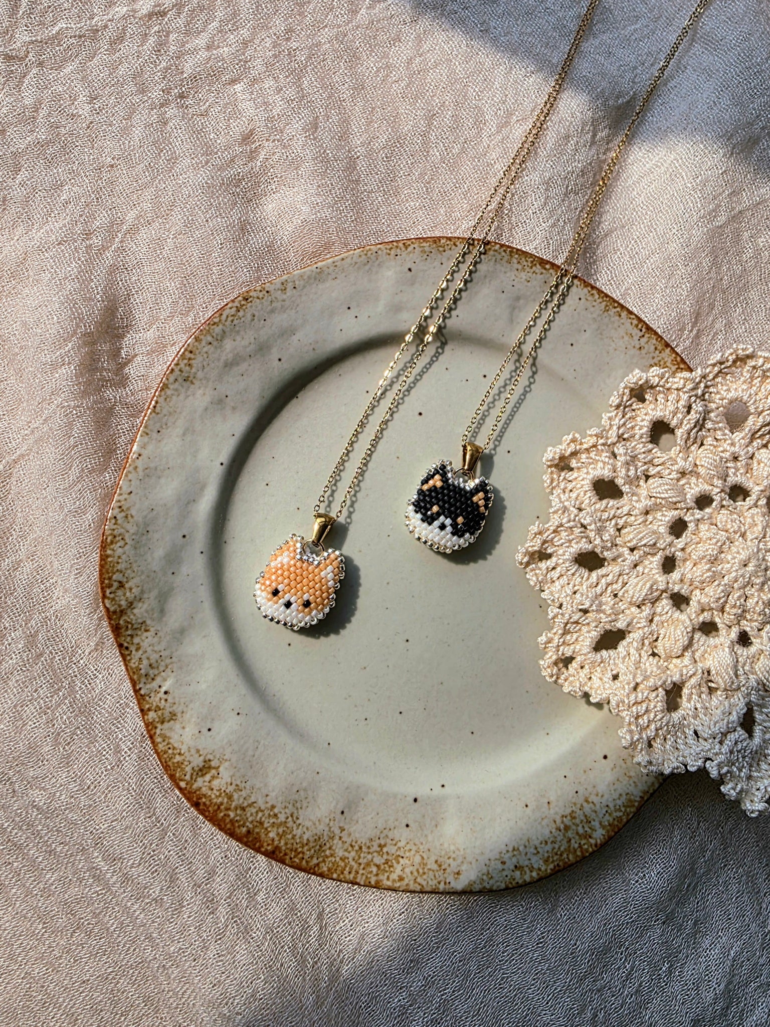 Shiba Inu Necklaces Front