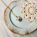 Siamese cat necklace left
