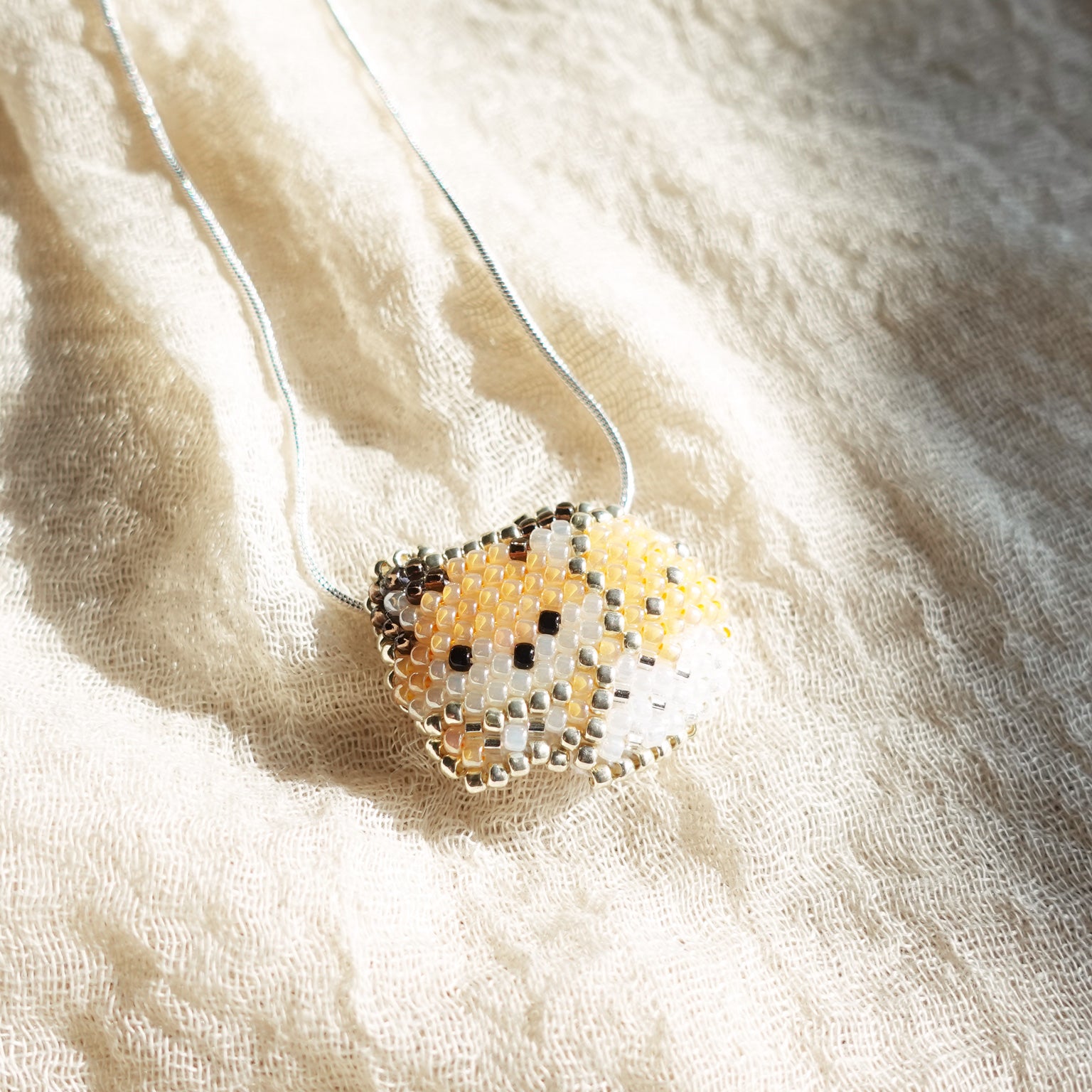 Small Fox Loaf Necklace Left