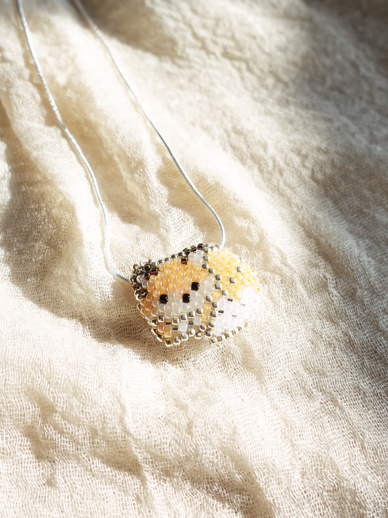Small Fox Loaf Necklace Left