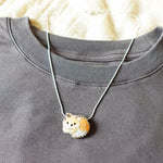 Small Fox Loaf Necklace Shirt Front