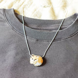 Small Fox Loaf Necklace Shirt Front