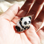 Small Panda Loaf Brooch Pin Held