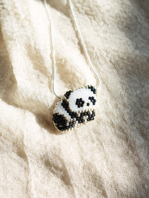 Small Panda Loaf Necklace Left