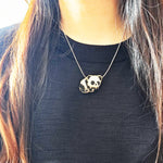 Small Panda Loaf Necklace Model