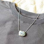 Small Raccoon Loaf Necklace Shirt Right