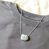 Small Raccoon Loaf Necklace Shirt Right