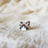 Snowshoe Cat Ring Right