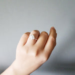 Star Dust Slim Ring in Cloud White Model