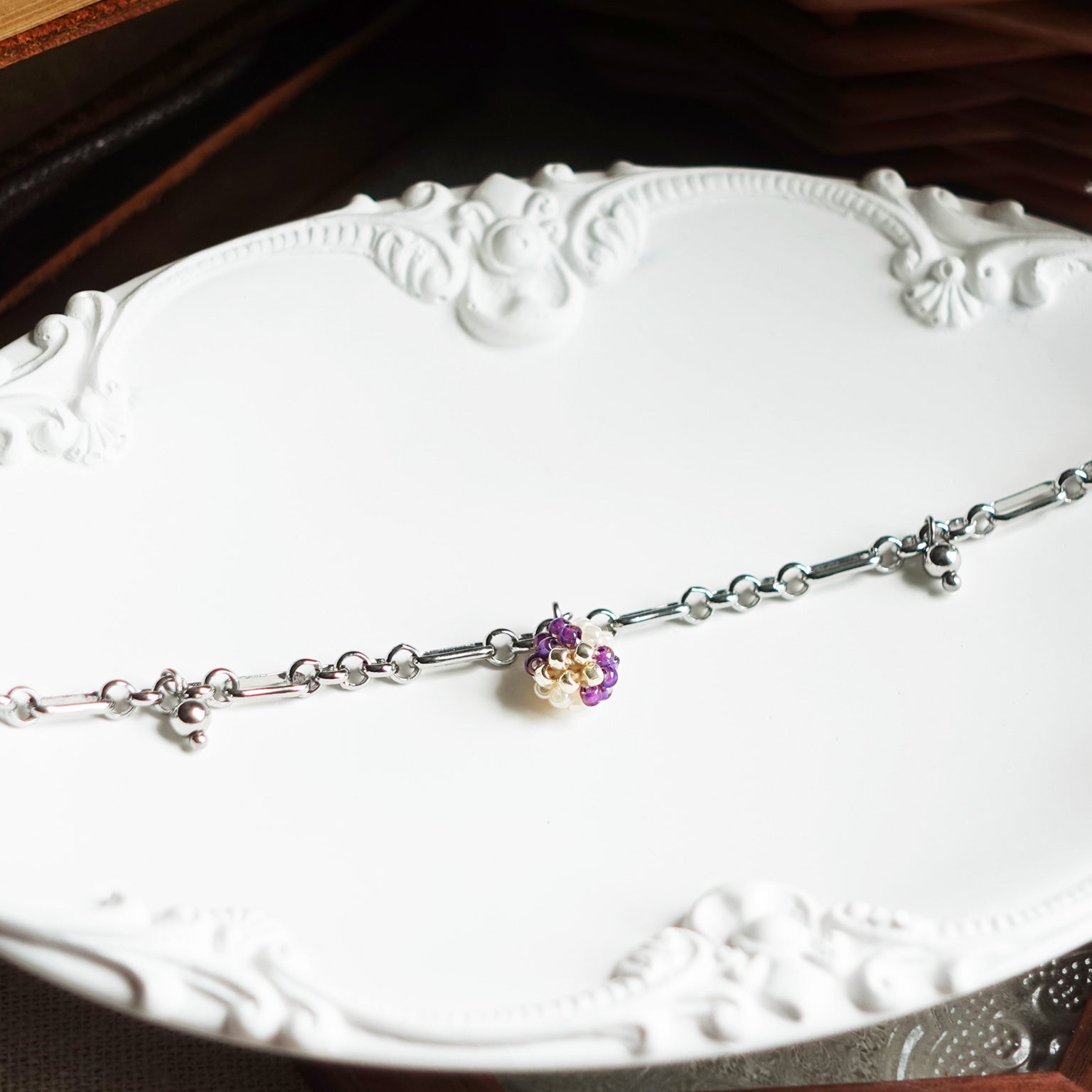 Sweet Pea Codi Bracelet in Royal Purple Plate