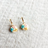 Triana Drop Earrings in Pastel Front